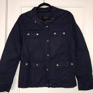 JCrew lightweight navy bomber jacket UNWORN (NWT)
